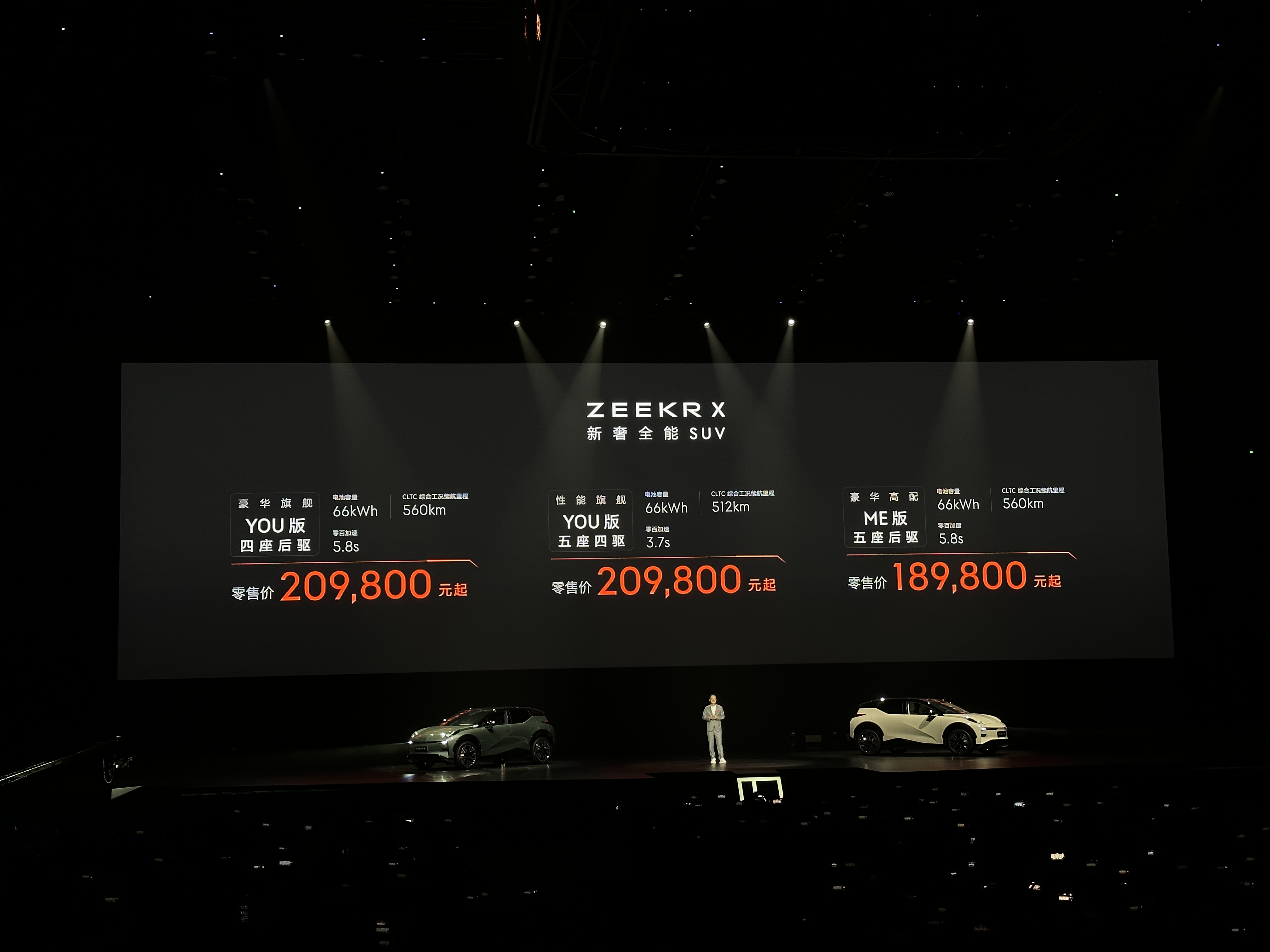 紧凑级SUV内卷王 极氪X售价18.98-20.98万元